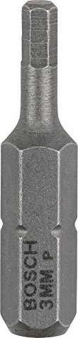 Bosch Professional Extra Hart Innensechskant Bit 1/4", 3x25mm, 3 Stück