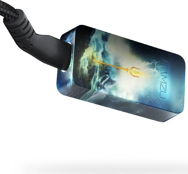 Lamzu 4K Wireless Dongle, Funk-Empfänger, Atlantis Motiv