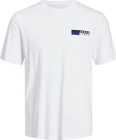 Jack & Jones Logo T-Shirt kurzarm white/small print (Herren)