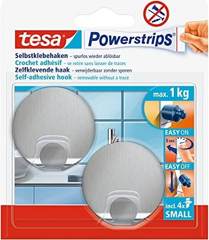 tesa Powerstrips Haken rund