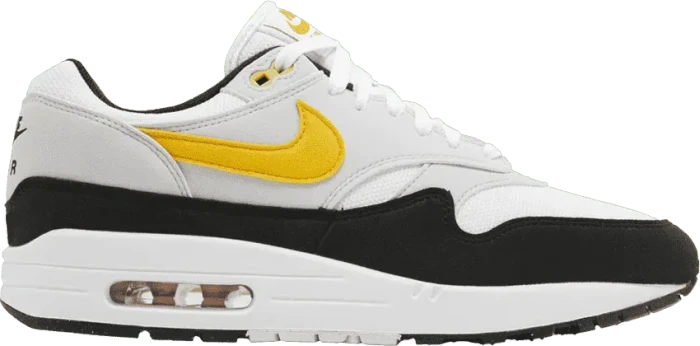 Nike Air Max 1 white/black/pure platinum/university gold (Herren)