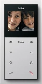 Gira Wohnungsstation Video AP Plus reinweiß, Innenstation