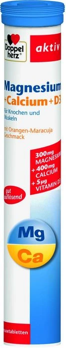 Doppelherz Magnesium + Calcium + D3 Brausetabletten