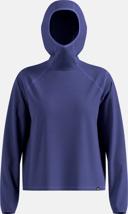 Odlo Cubic Multisport Midlayer Hooded Funktionsshirt langarm skipper blue (Damen)