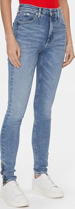 Calvin Klein High Rise Super Skinny Zip Hem Jeans denim medium (Damen)