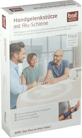 Bort Medical Handgelenkstütze mit Alu-Schiene links Größe S beige, 1 Stück