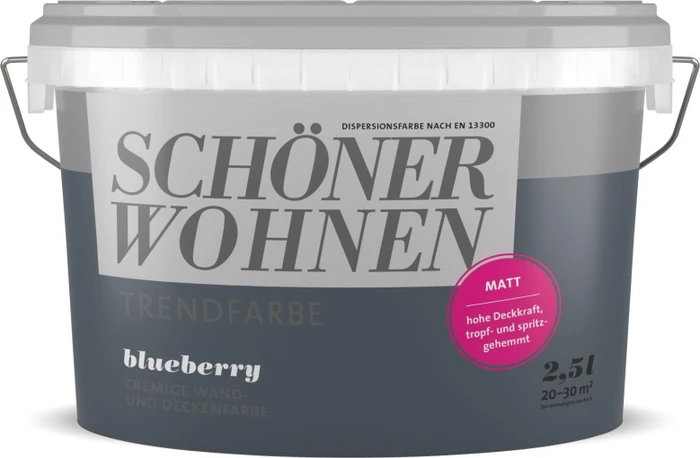 Schöner Wohnen Trendfarben innen blueberry matt, 2.5l