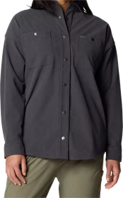 Columbia Blue Point Creek Hemd langarm shark (Damen)
