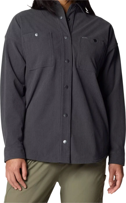 Columbia Blue Point Creek Hemd langarm shark (Damen)