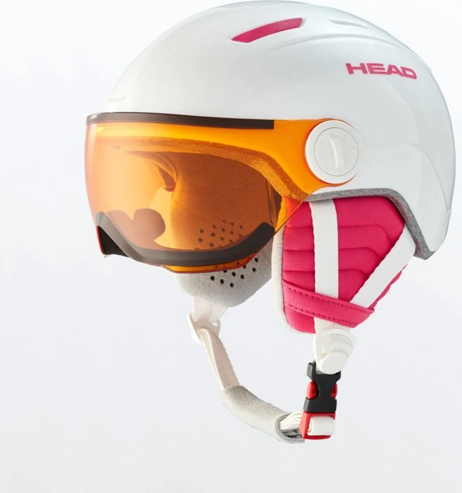 Head Maja Visor Helm weiß (Junior) (Modell 2020/2021)