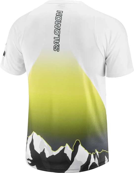 Salomon Sense Aereo Funktionsshirt kurzarm white/ao (Herren)
