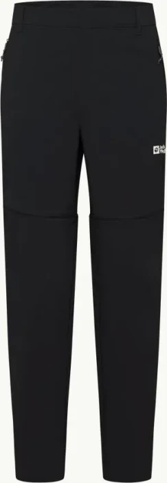 Jack Wolfskin Hikeout Zip-Off Hose lang schwarz (Herren)