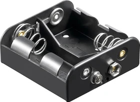 goobay 2x Baby C Batteriehalter mit Lötfahne