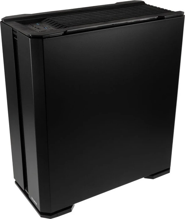 Zalman X3, schwarz, Glasfenster