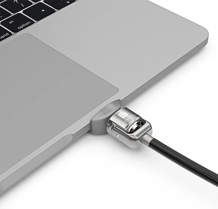 Maclocks Ledge Adapter, inkl. Kabelschloss mit Schlüssel für Macbook Pro 13.3", 2016-2020