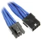 BitFenix Alchemy 6/8-Pin PCIe Verlängerung 45cm, sleeved blau Vorschaubild