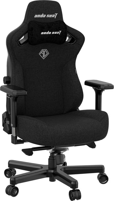 Anda Seat Kaiser 3 Premium L Gamingstuhl, Carbon Black, Stoff schwarz
