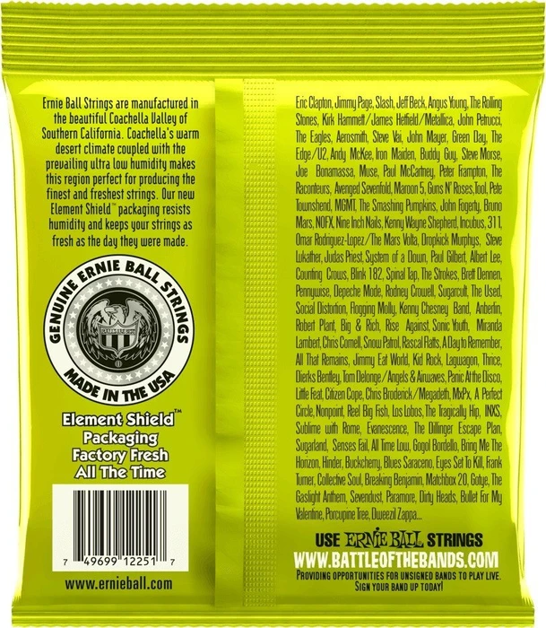 Ernie Ball Classic Rock n Roll Pure Nickel Wrap Regular Slinky