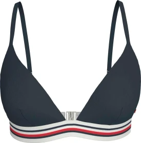 Tommy Hilfiger Global Stripe Triangel Bikini-Oberteil dark night navy (Damen)