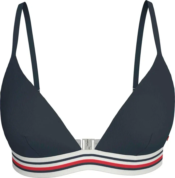 Tommy Hilfiger Global Stripe Triangel Bikini-Oberteil dark night navy (Damen)
