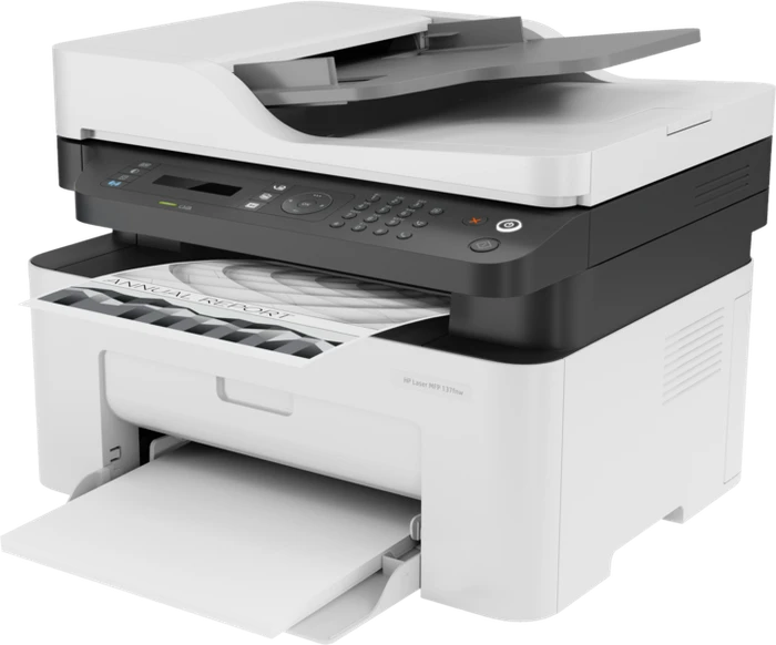 HP Laser MFP 137fnw, Laser, einfarbig