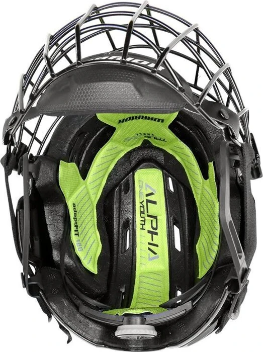 Warrior Alpha One Combo Helm schwarz