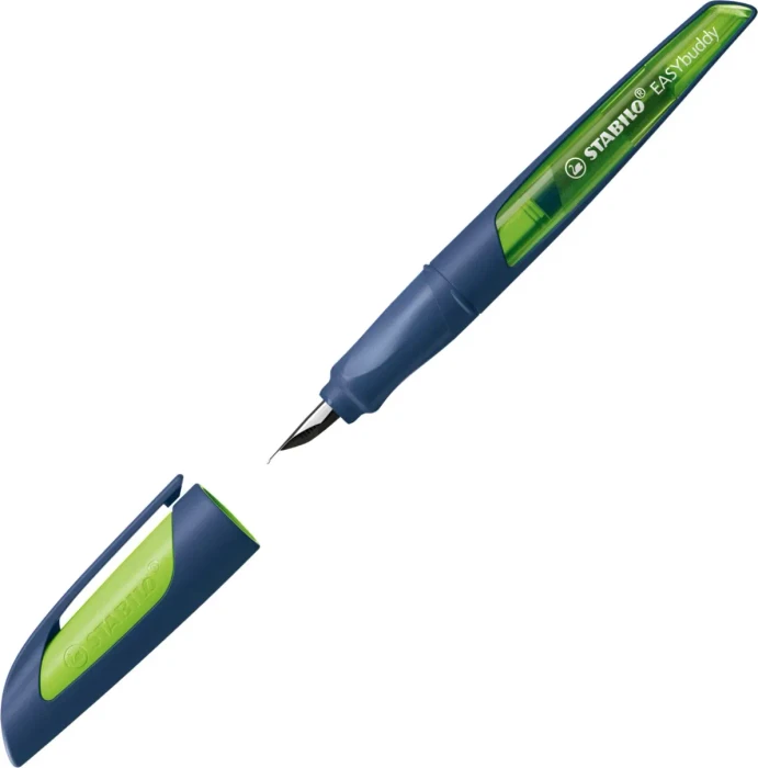 STABILO EASYbuddy Twilight Sky Edition stahlblau/limette, rechte Hand, mittel, Blister