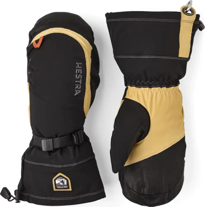 Hestra Army Leather Expedition Handschuhe schwarz/braun