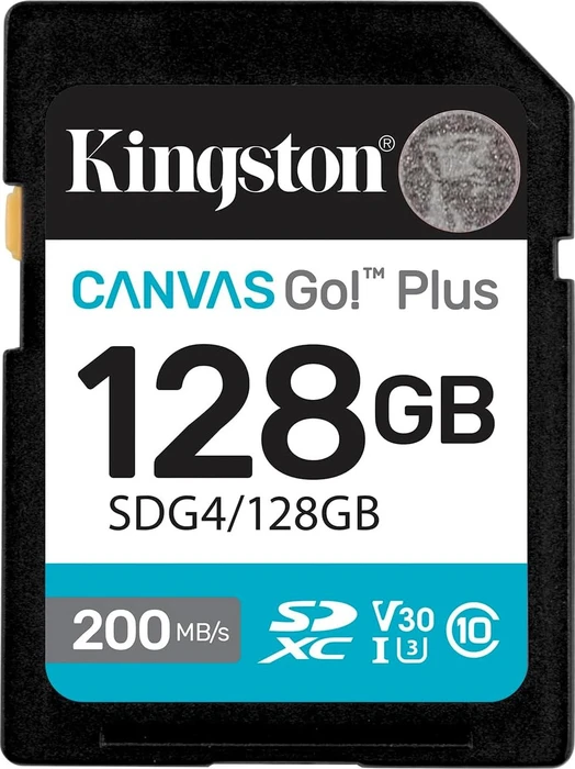 Kingston Canvas Go! Plus Gen4 R200 128GB, UHS-I U3, Class 10