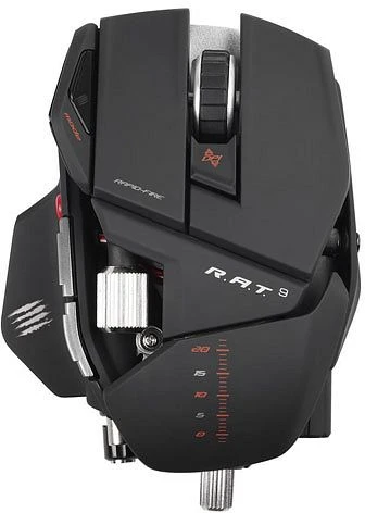 MadCatz Cyborg R.A.T. 9 Gaming Mouse schwarz matt, Bluetooth
