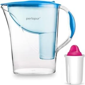 PearlCo Standard Tischwasserfilter inkl. Kartusche AquaMag blau