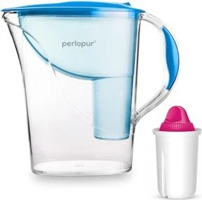 PearlCo Standard Tischwasserfilter inkl. Kartusche AquaMag blau