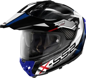 Nolan X-552 Ultra Carbon Dinamo schwarz/weiß/blau