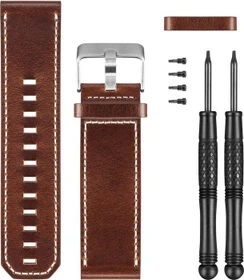 Garmin Ersatzarmband Leder für Fenix 3 braun (010-12168-12)