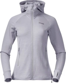 Bergans Ulstein Wool Hood Funktionsjacke aluminium (Damen)