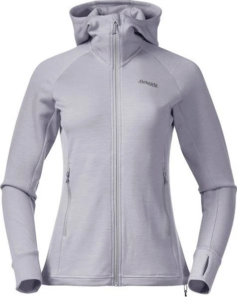 Bergans Ulstein Wool Hood Funktionsjacke aluminium (Damen)