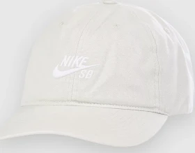 Nike SB Club unstrukturierte Skateboard Kappe light bone/white
