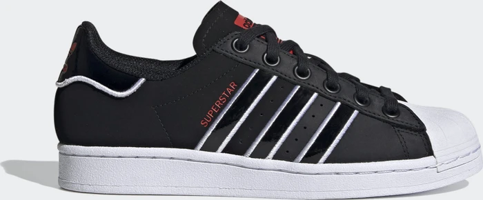 adidas Superstar Up core black/cloud white/vivid red (Damen)