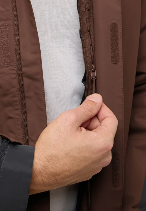 Jack Wolfskin Jasper 3in1 Funktionsjacke hot choc (Herren)