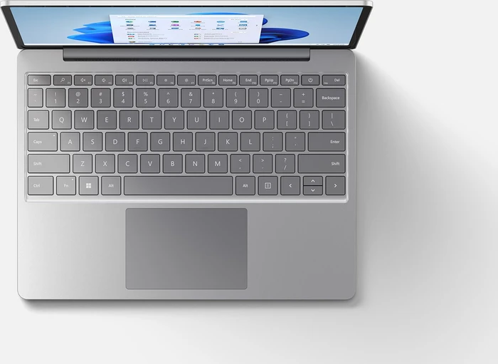 Microsoft Surface Laptop Go 2, Platin, Core i5-1135G7, 4GB RAM, 128GB SSD, DE, Business