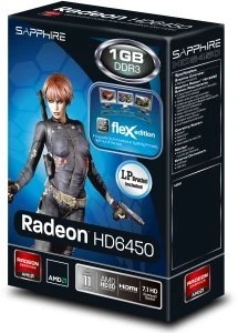 Sapphire Radeon HD 6450 FleX, 1GB DDR3, 2x DVI, HDMI, lite retail