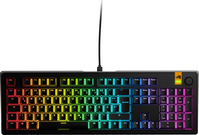 Glorious GMMK 3 HE 100% Pre-built Gaming Keyboard, schwarz, LEDs RGB, Glorious Fox HE, USB, DE