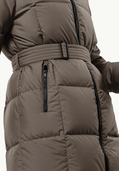 Jack Wolfskin Frozen Lake Funktionsmantel cold coffee (Damen)