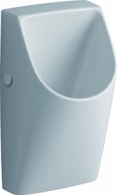 Geberit Renova Plan Urinal wasserlos, Abgang nach hinten, weiß/KeraTect