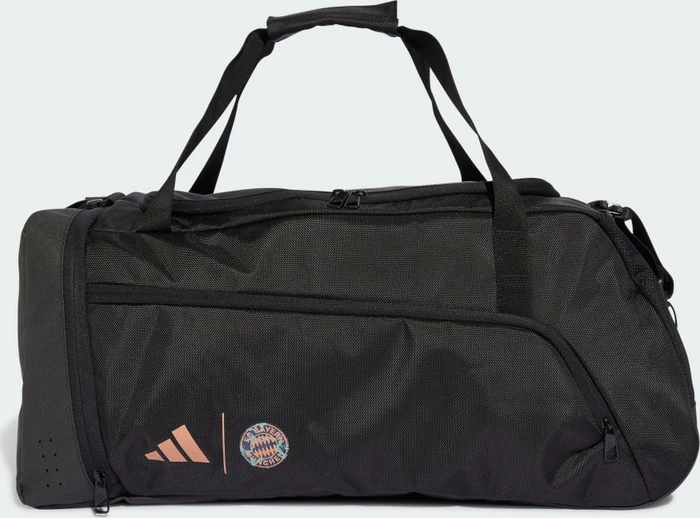 adidas FC Bayern München Away Duffelbag Sporttasche black/tech rust metallic
