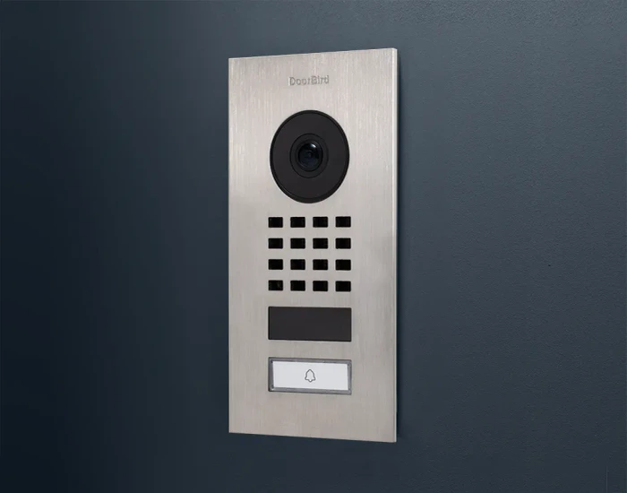 DoorBird D1101V IP Video-Türsprechanlage, Edelstahl V2A, gebürstet, Unterputz