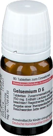DHU Gelsemium D6 Tabletten, 80 Stück