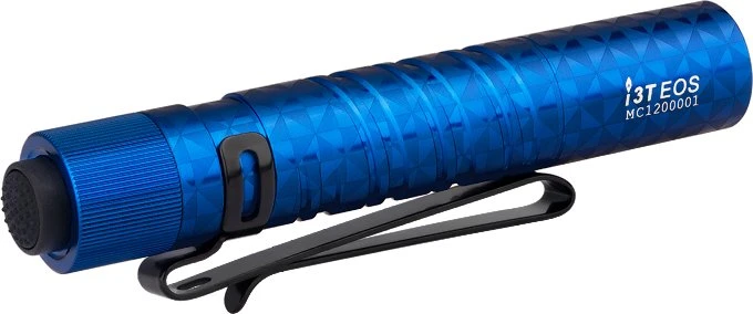 OLight I3T EOS EDC Taschenlampe pinwheel blue