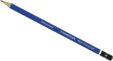 Staedtler Mars Lumograph 100 Bleistift 2B graphit, blau