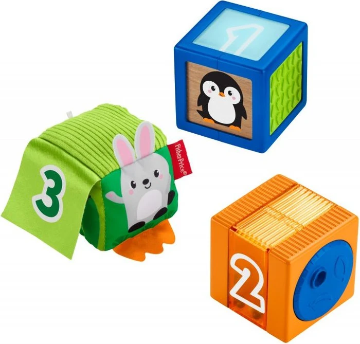 Mattel Fisher-Price Babys bunte Tierbausteine